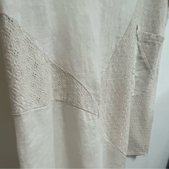 M for Bolide Linen Dress with Crochet Detail - Picture 5 of 12